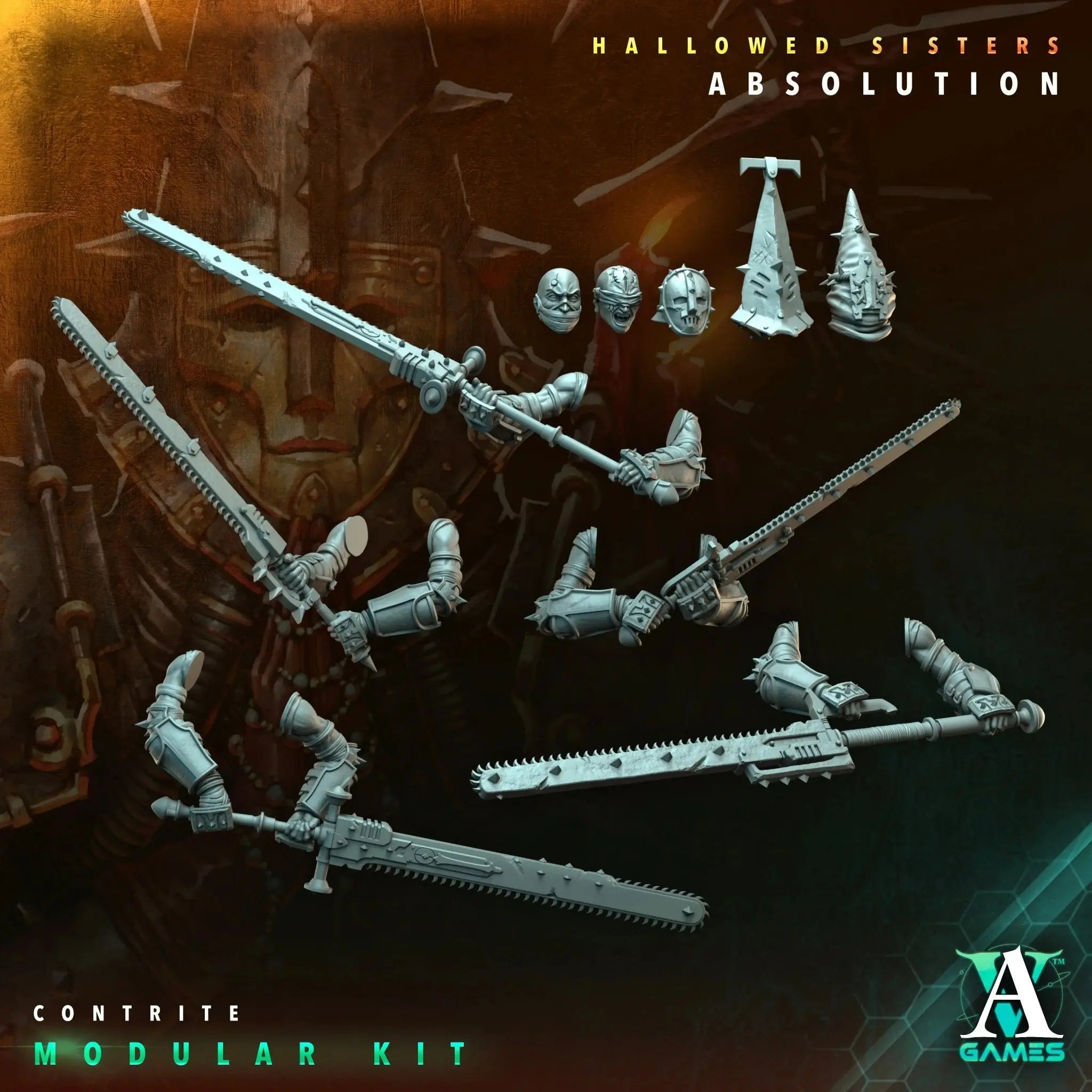 Hallowed Sisters - Absolution - STL Bundle - Archvillain Games