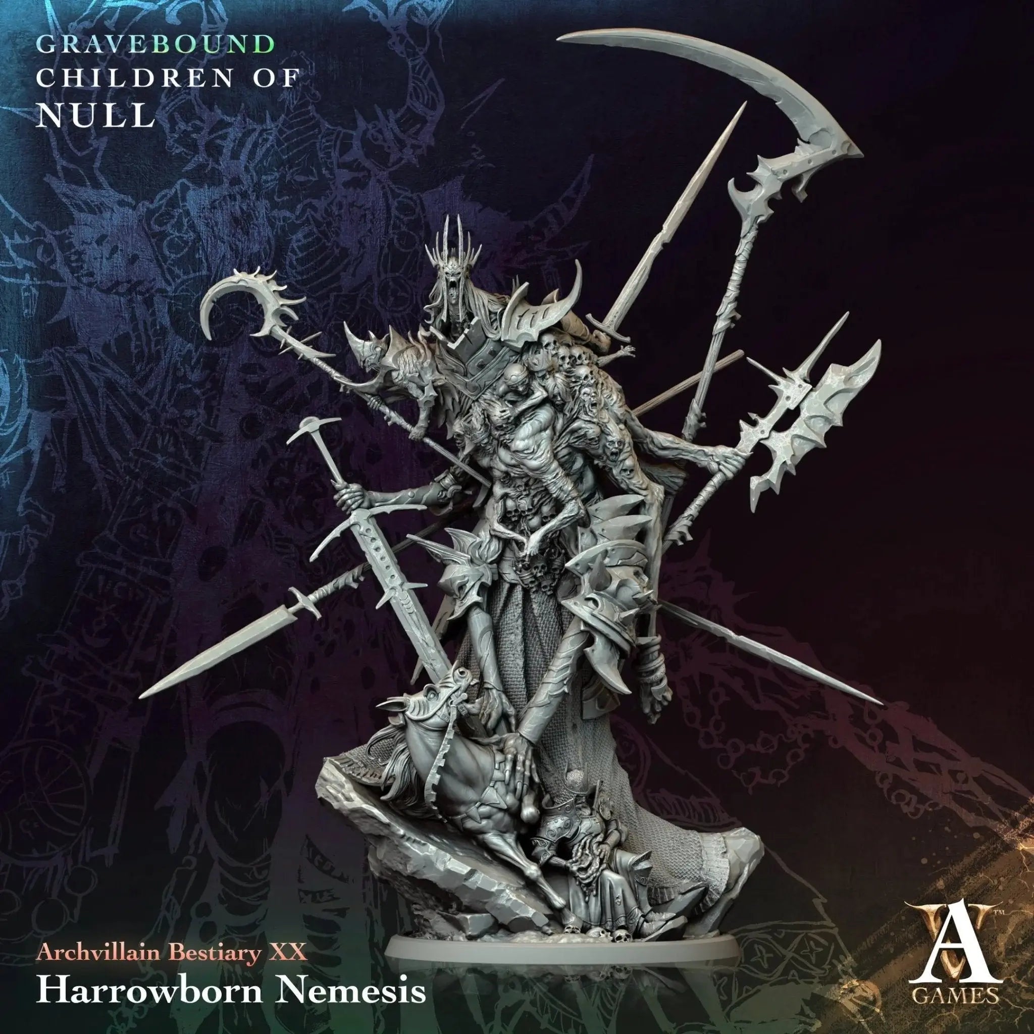 Harrowborn Nemesis - STL - Archvillain Games