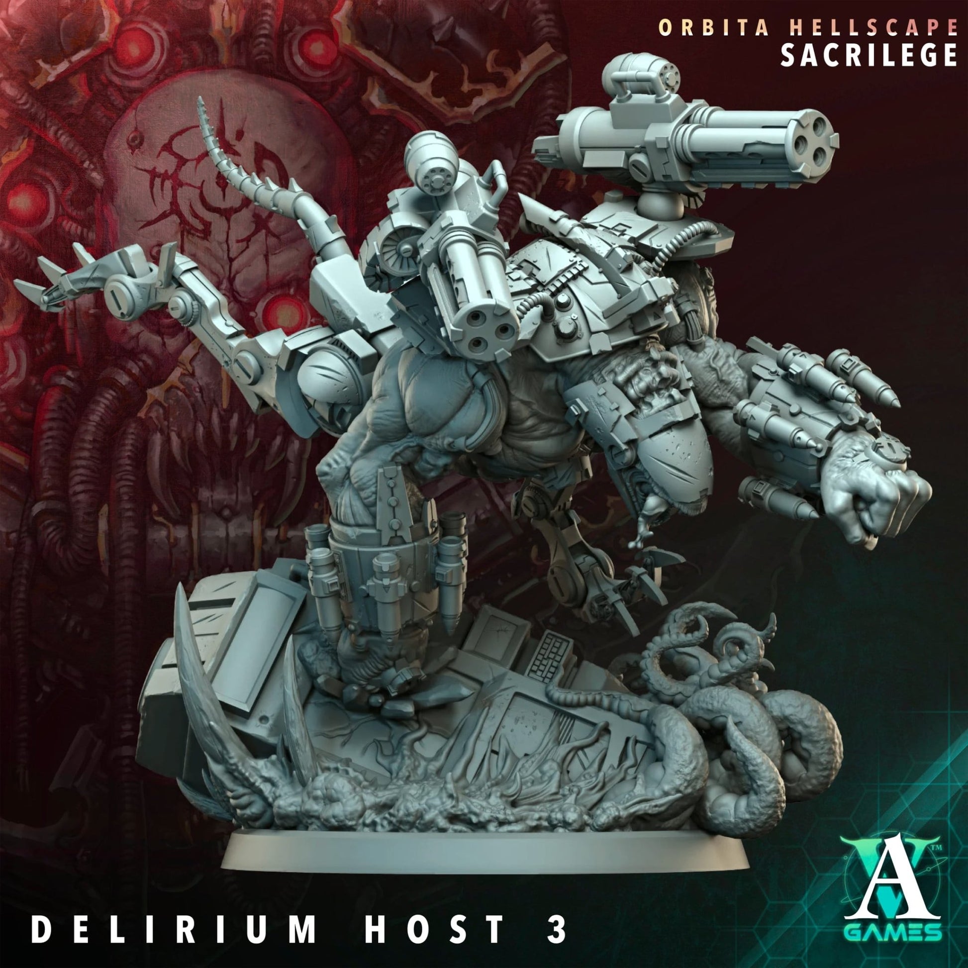 Hellknights - Sacrilege - STL Bundle - Archvillain Games