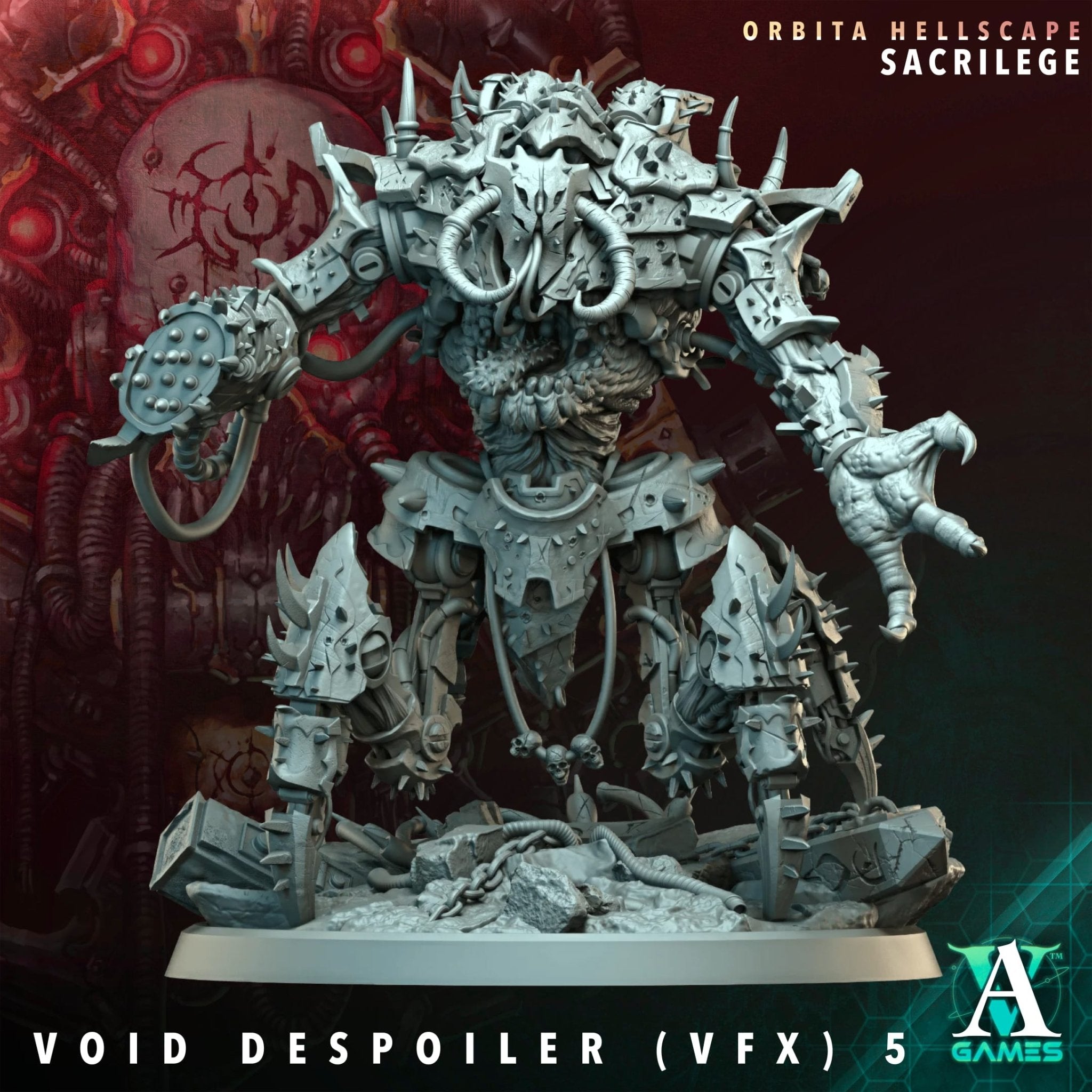 Hellknights - Sacrilege - STL Bundle - Archvillain Games