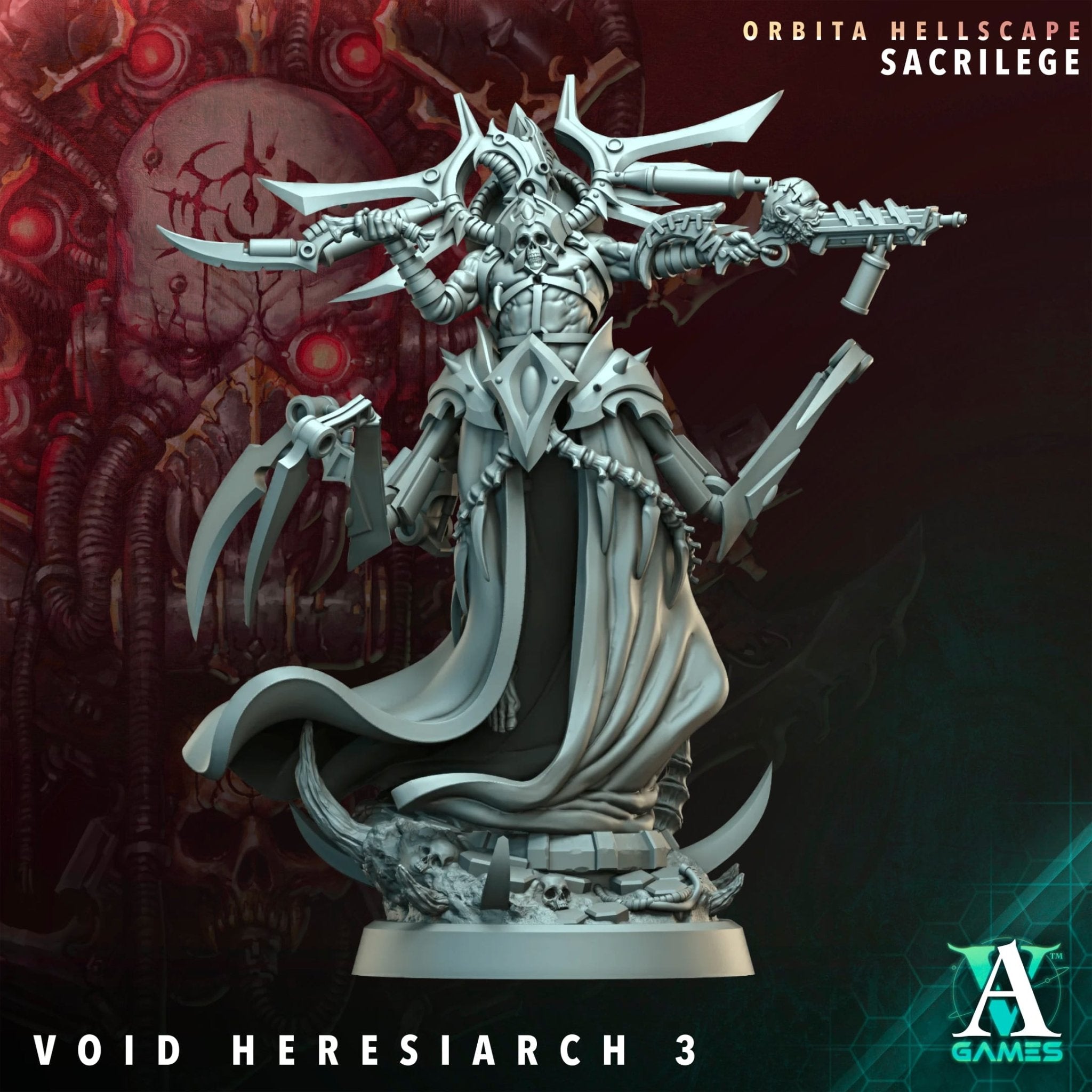Hellknights - Sacrilege - STL Bundle - Archvillain Games
