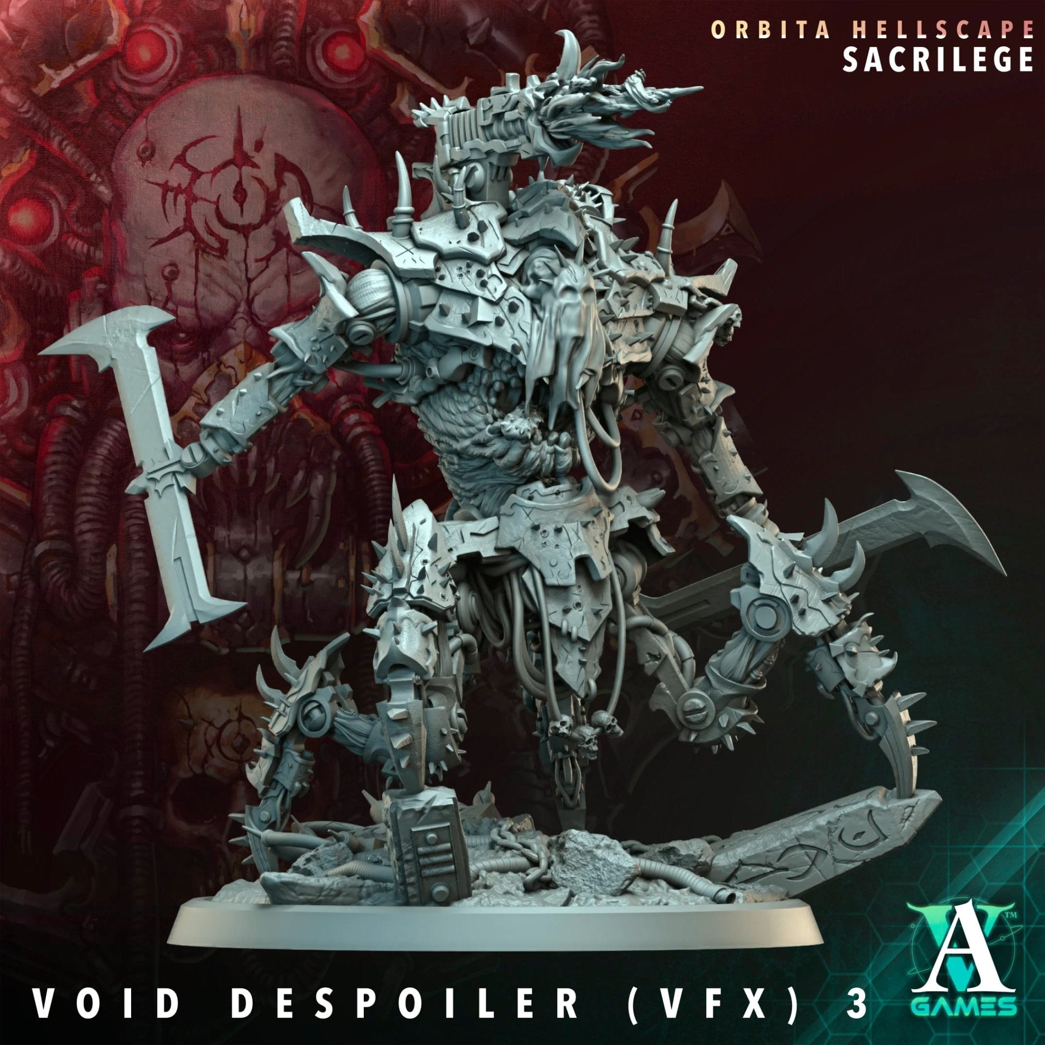 Hellknights - Sacrilege - STL Bundle - Archvillain Games