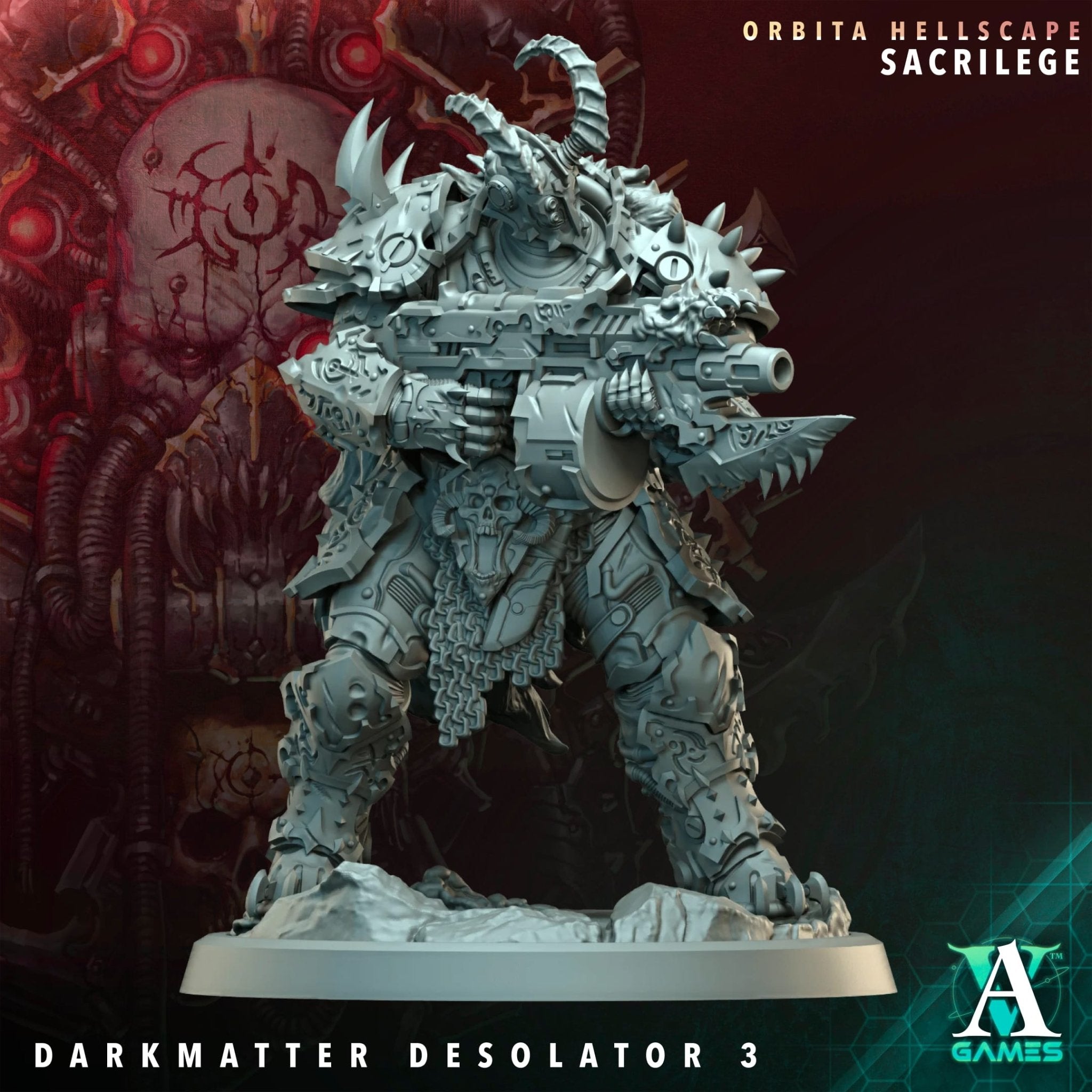 Hellknights - Sacrilege - STL Bundle - Archvillain Games