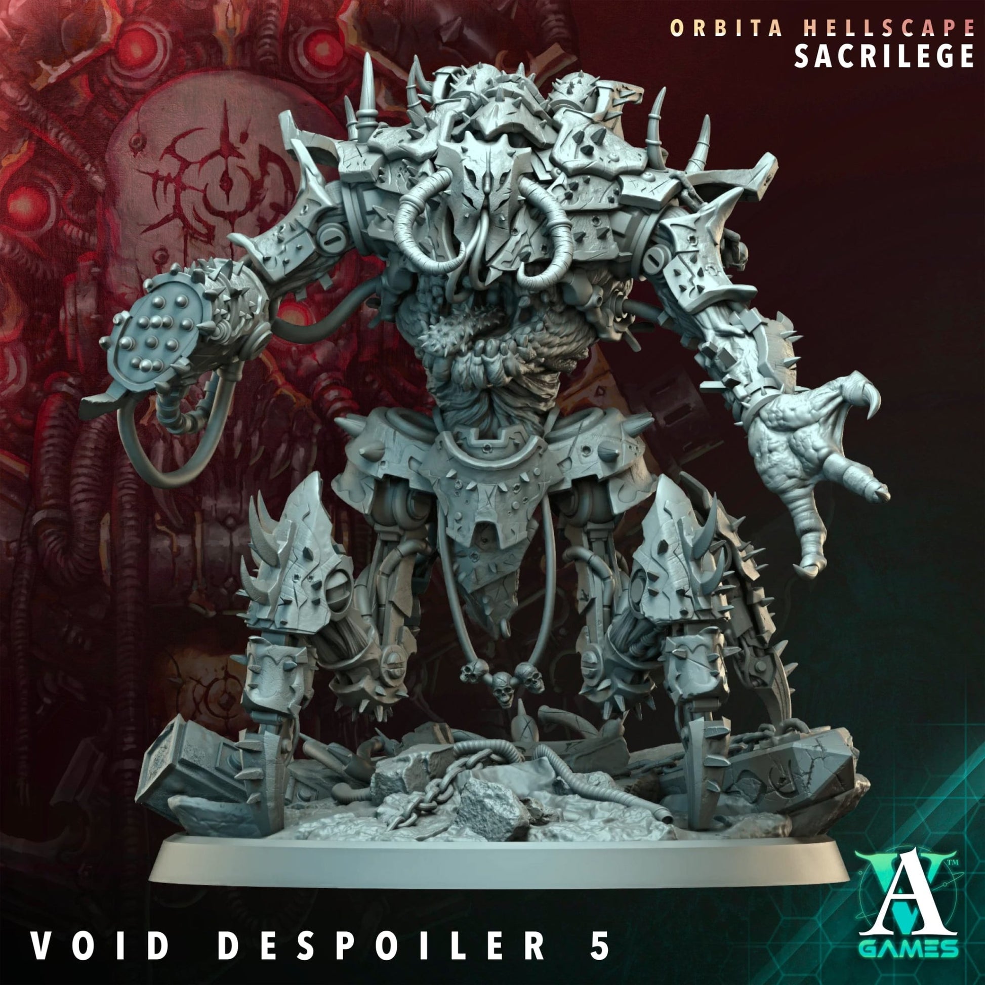 Hellknights - Sacrilege - STL Bundle - Archvillain Games