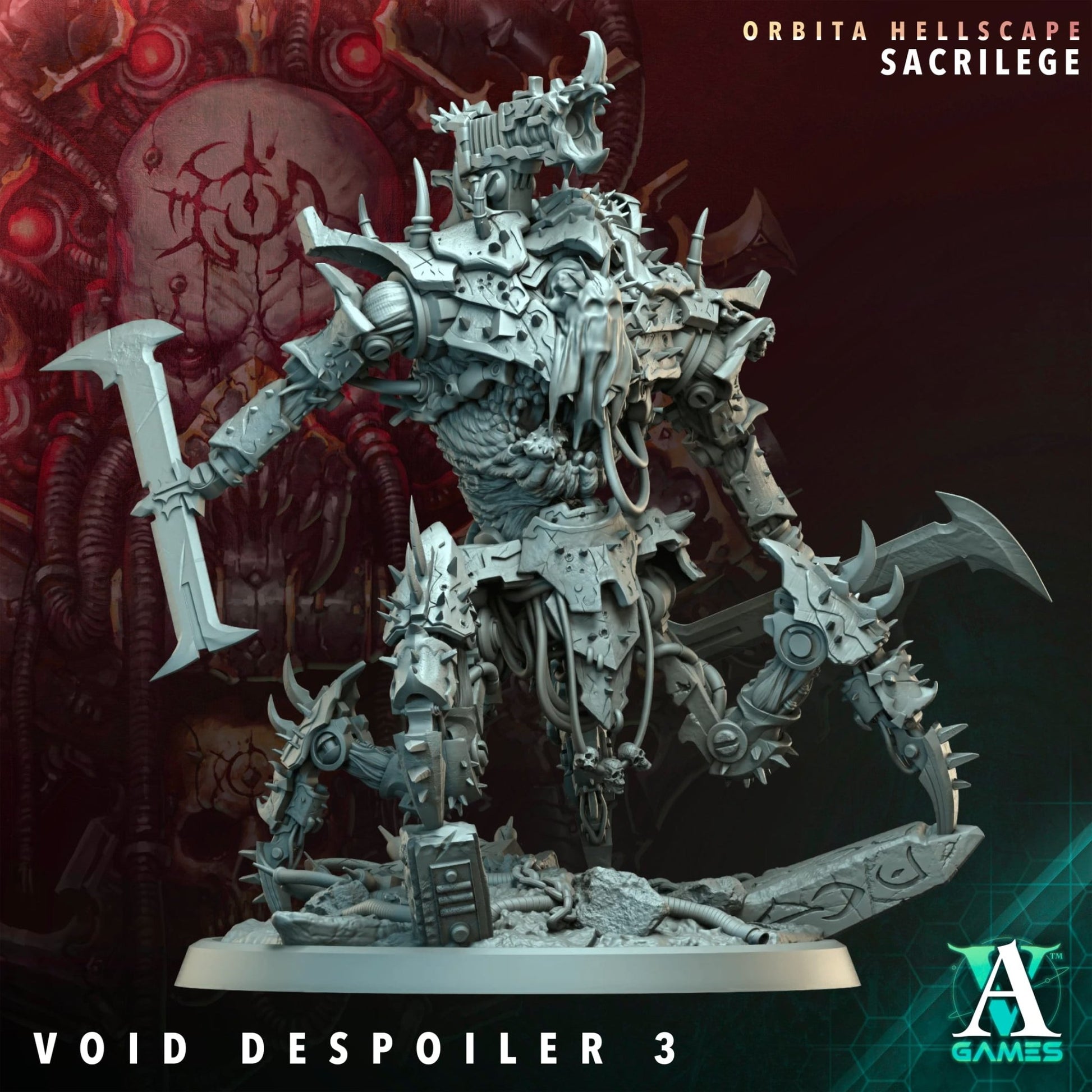 Hellknights - Sacrilege - STL Bundle - Archvillain Games