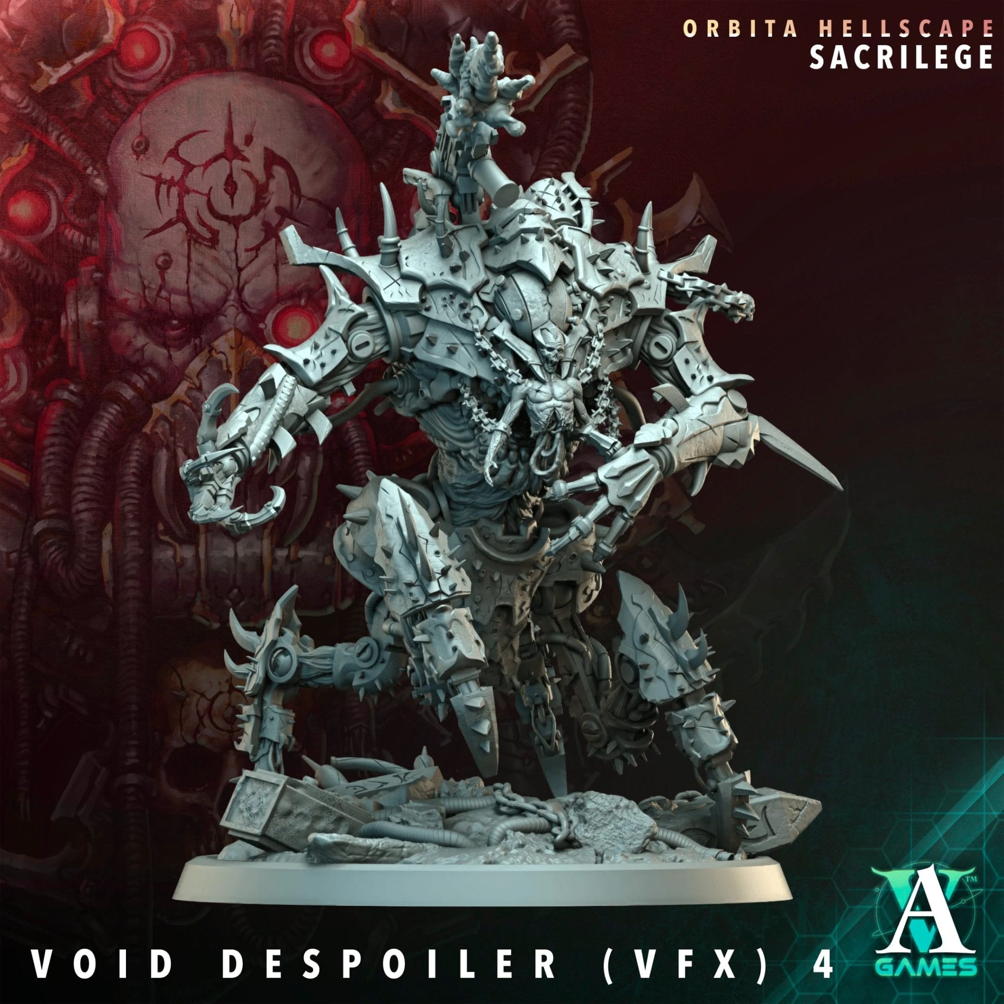 Hellknights - Sacrilege - STL Bundle - Archvillain Games