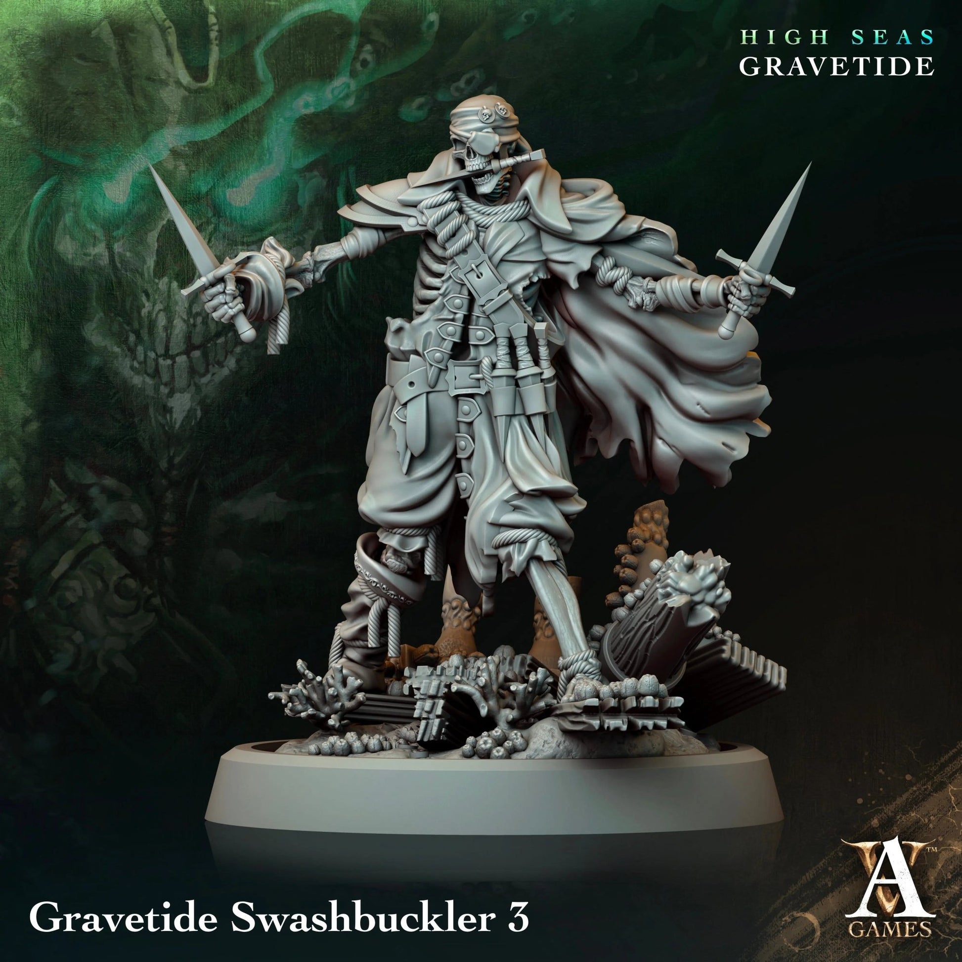High Seas - Gravetide - STL Bundle - Archvillain Games