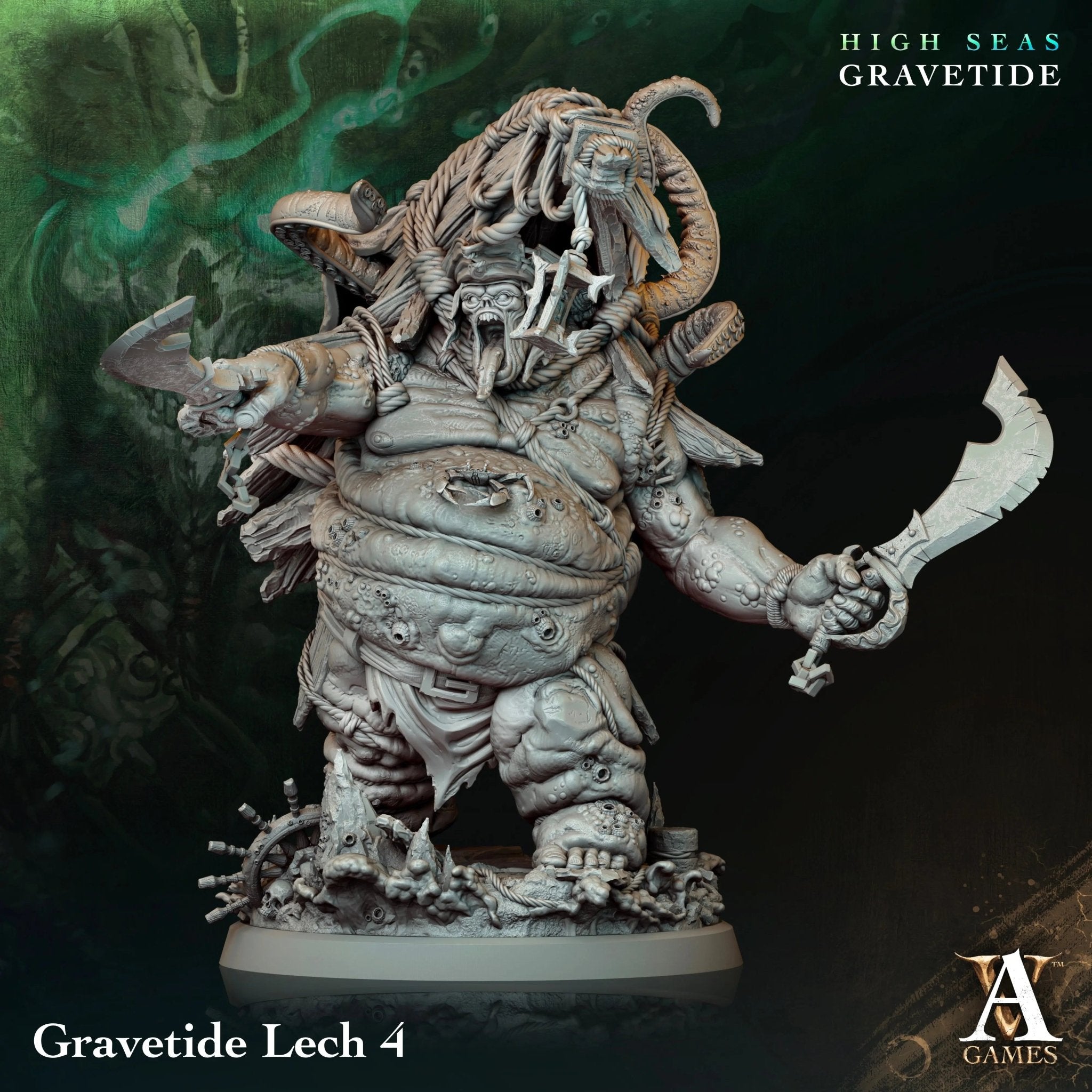 High Seas - Gravetide - STL Bundle - Archvillain Games