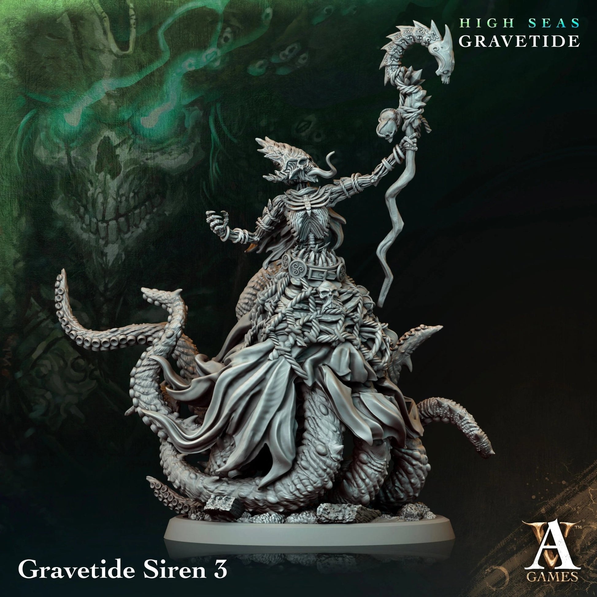 High Seas - Gravetide - STL Bundle - Archvillain Games