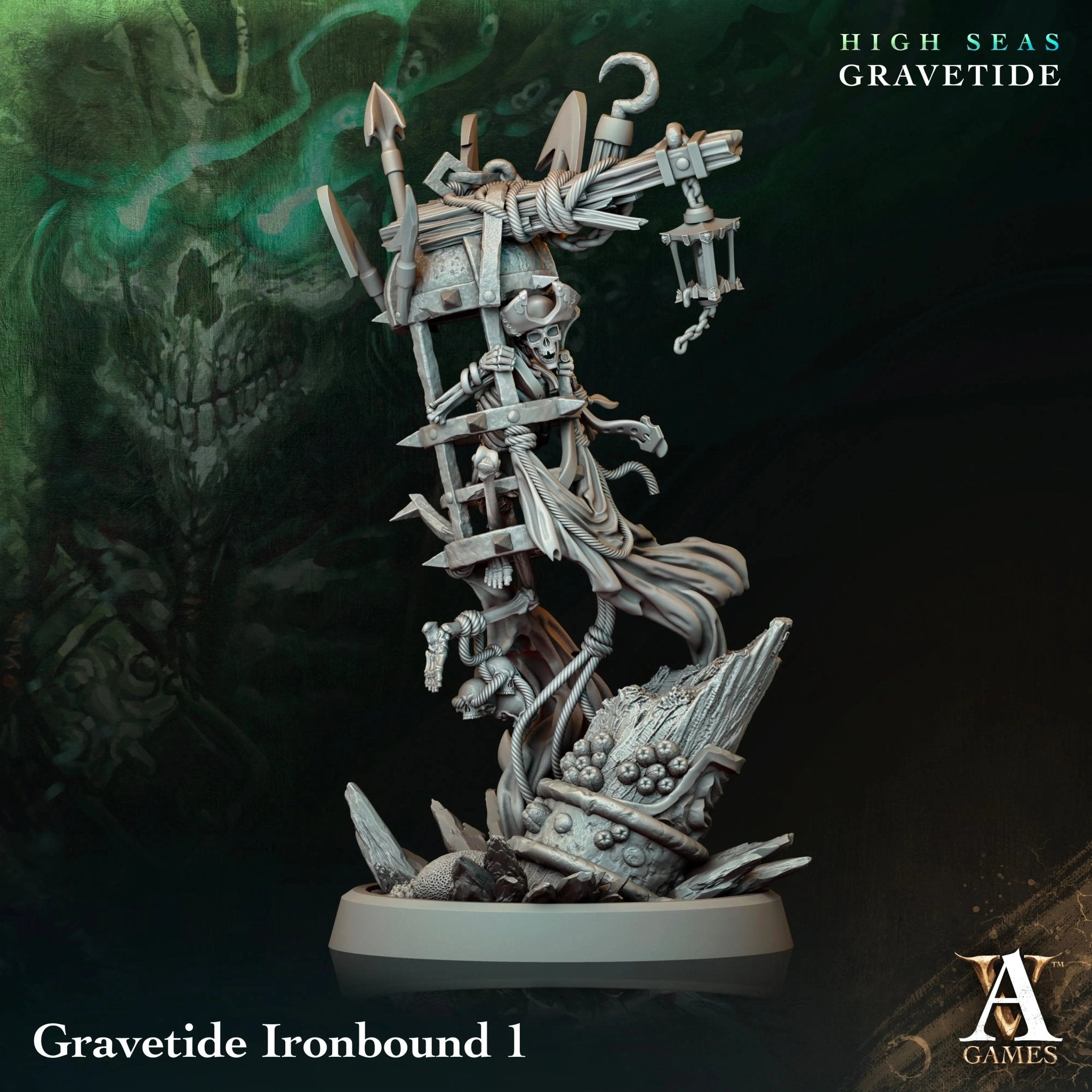 High Seas - Gravetide - STL Bundle - Archvillain Games