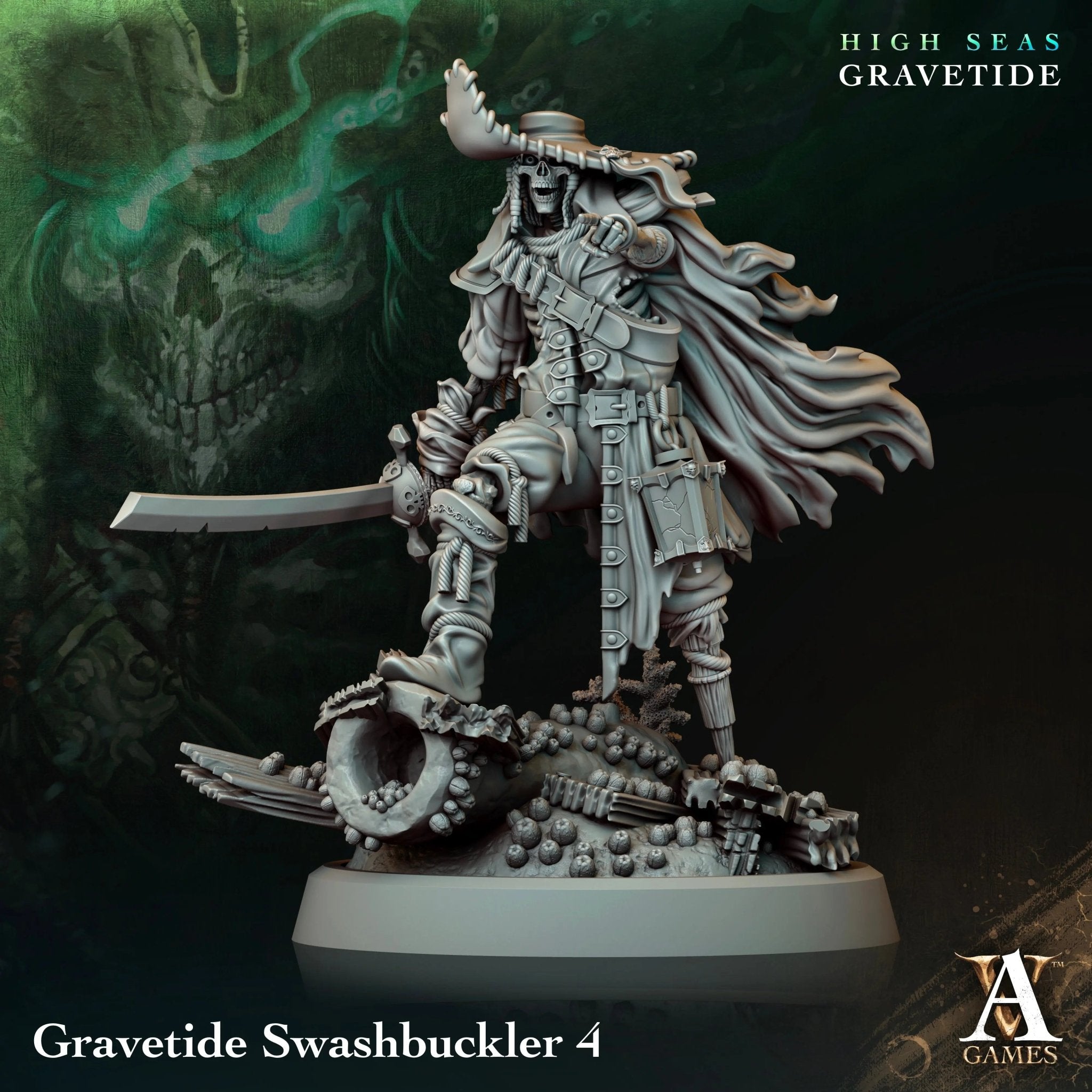 High Seas - Gravetide - STL Bundle - Archvillain Games