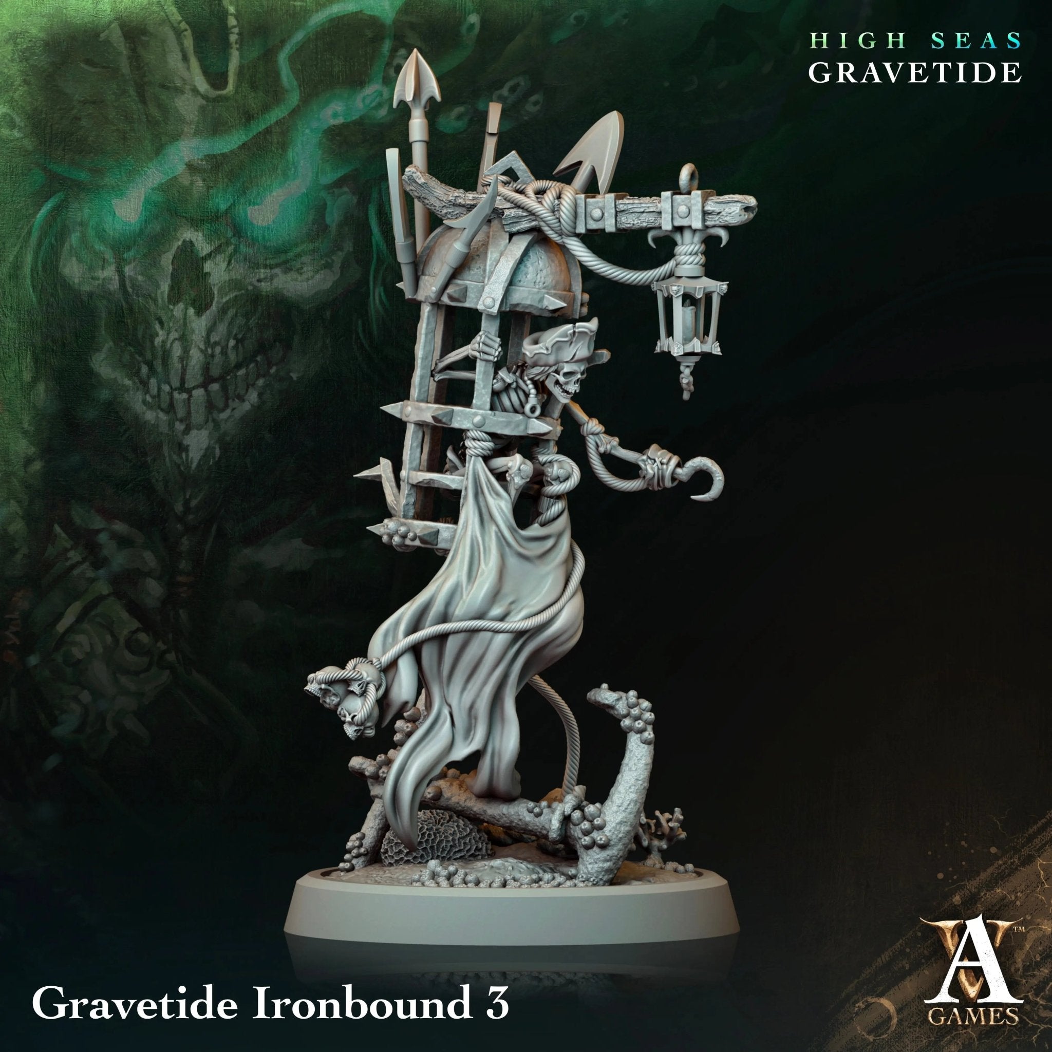 High Seas - Gravetide - STL Bundle - Archvillain Games