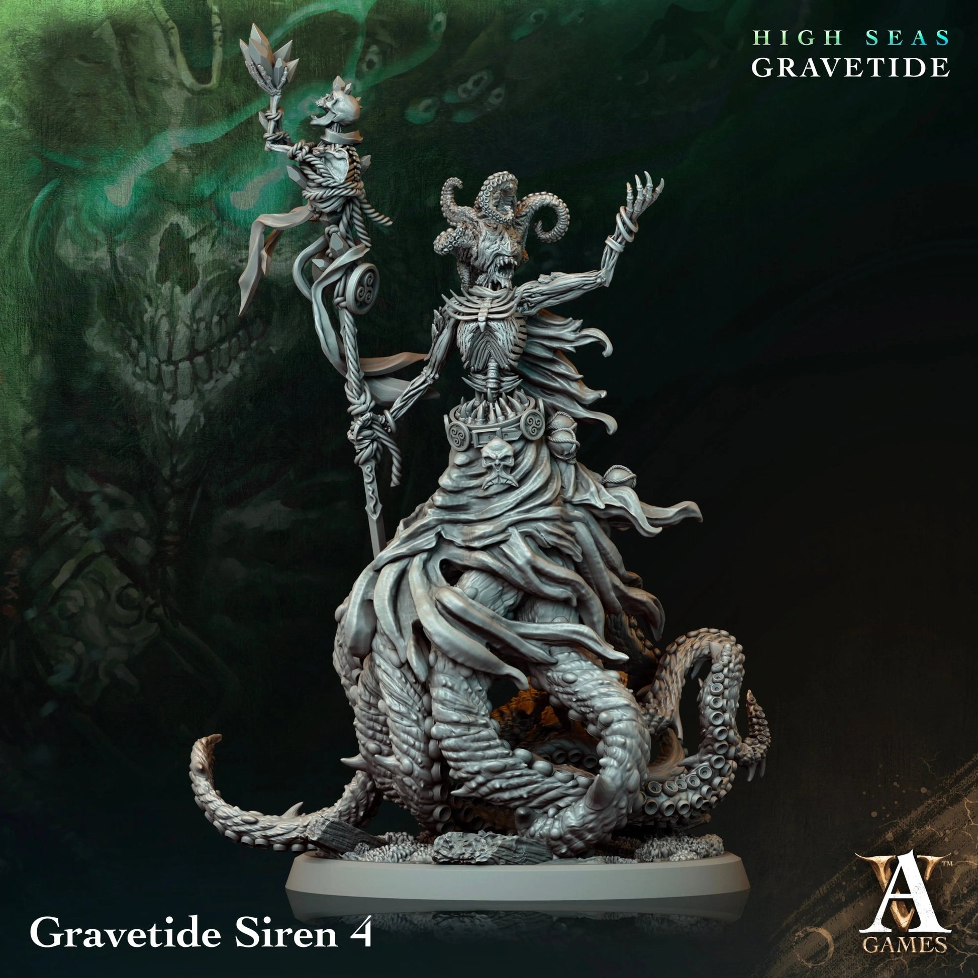 High Seas - Gravetide - STL Bundle - Archvillain Games