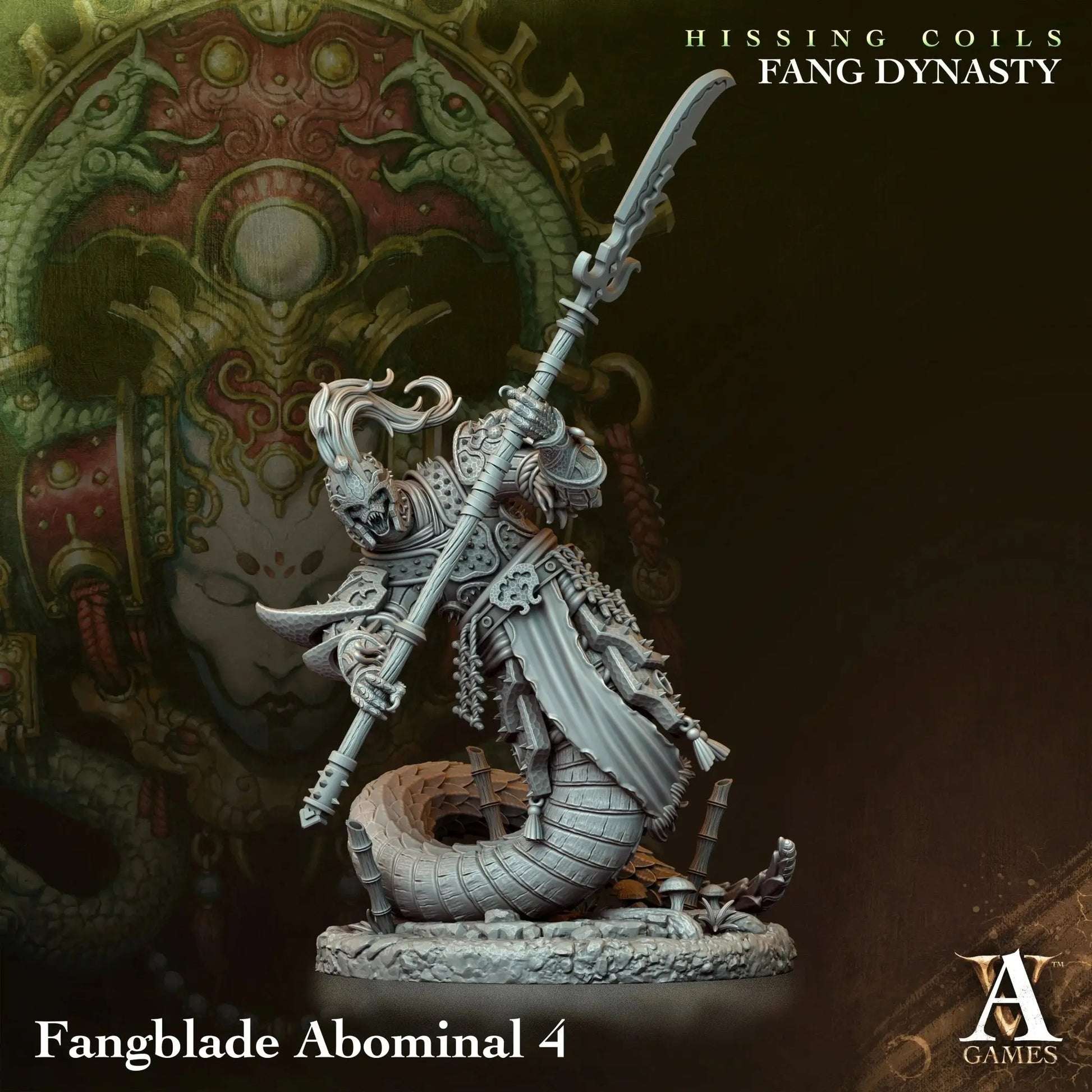 Hissing Coils - Fang Dynasty - STL Bundle - Archvillain Games