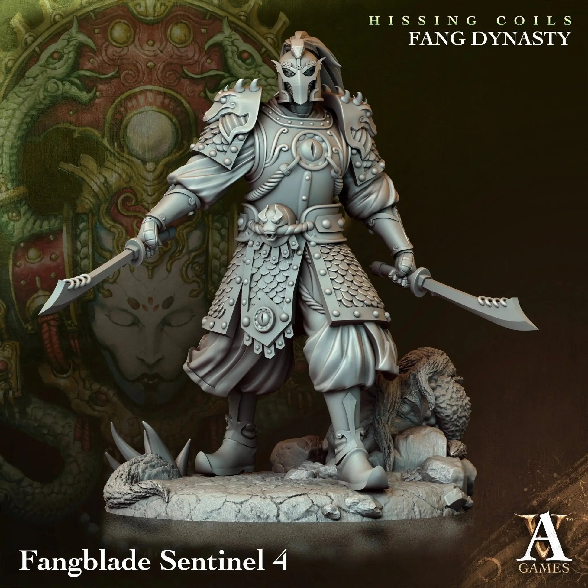 Hissing Coils - Fang Dynasty - STL Bundle - Archvillain Games