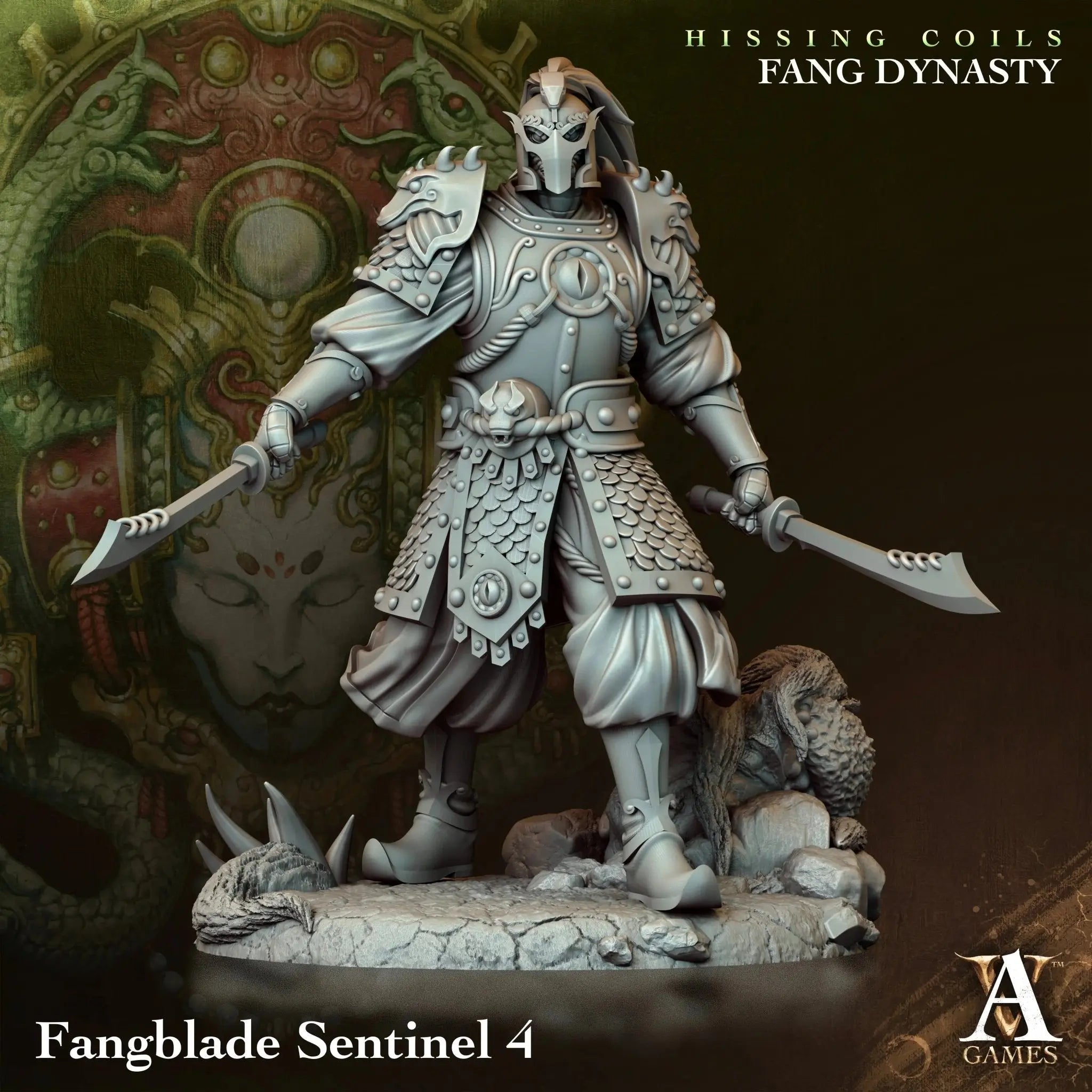 Hissing Coils - Fang Dynasty - STL Bundle - Archvillain Games