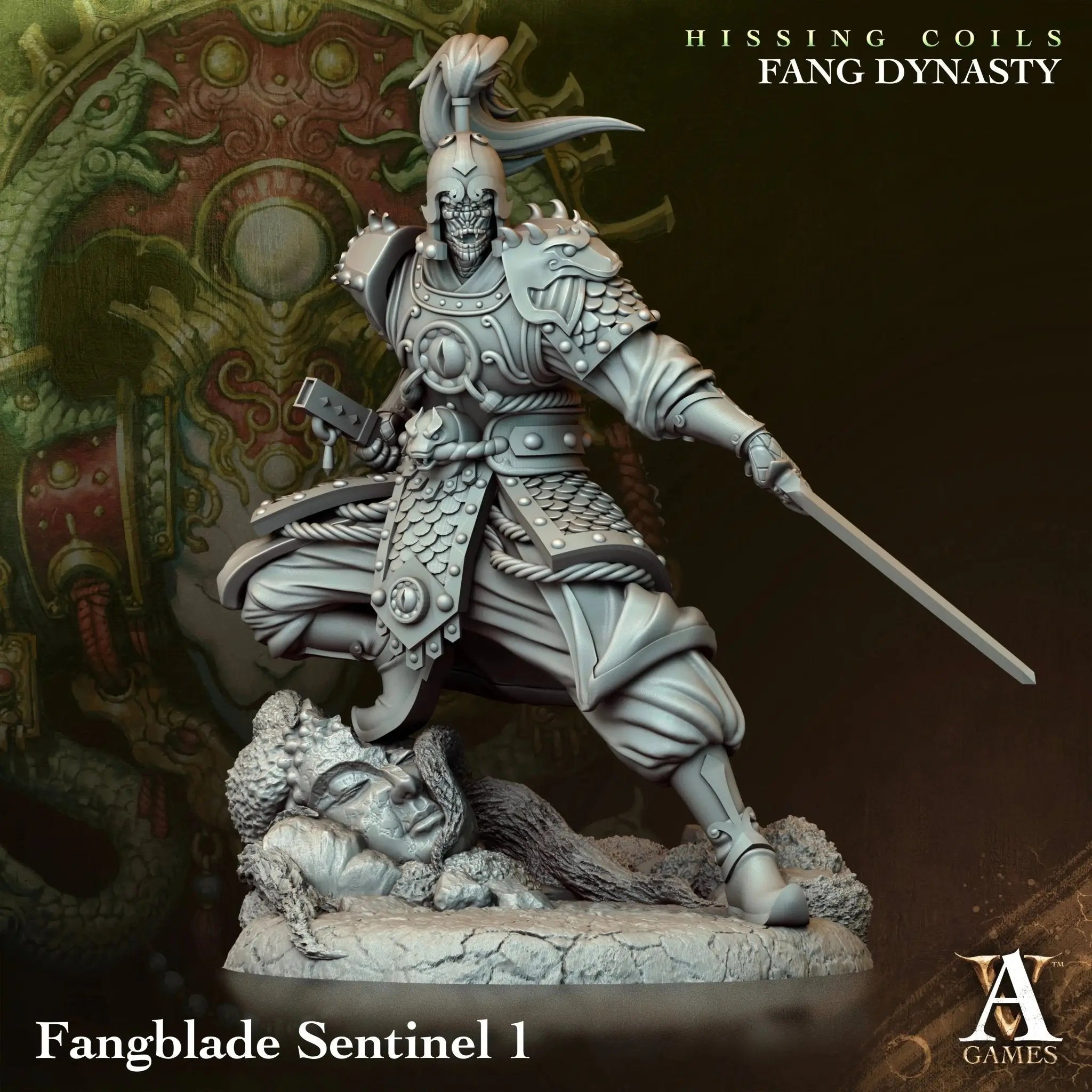 Hissing Coils - Fang Dynasty - STL Bundle - Archvillain Games