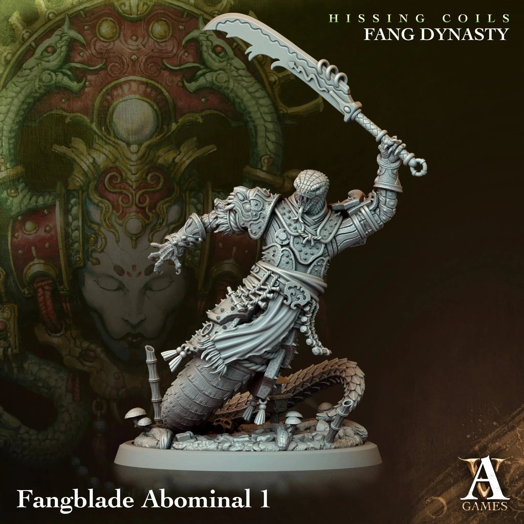 Hissing Coils - Fang Dynasty - STL Bundle - Archvillain Games