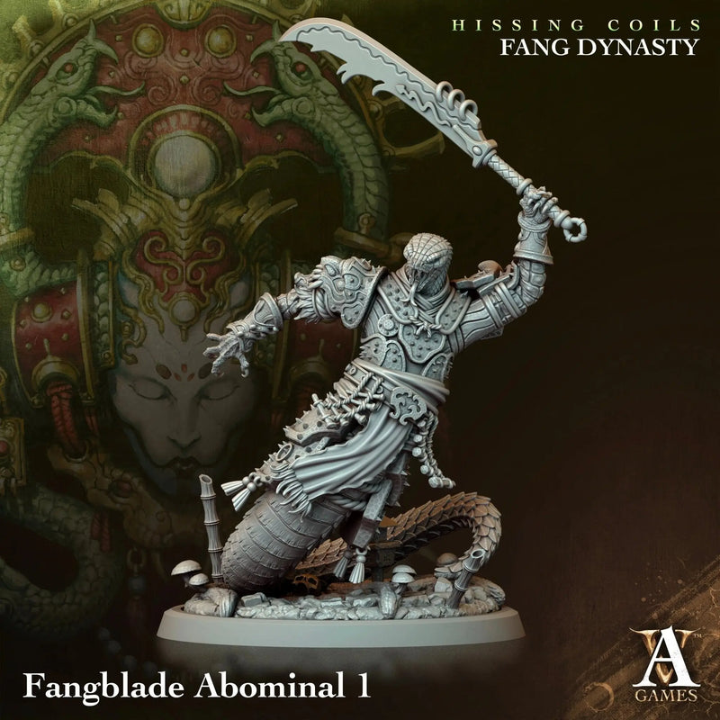 Hissing Coils - Fang Dynasty - STL Bundle - Archvillain Games