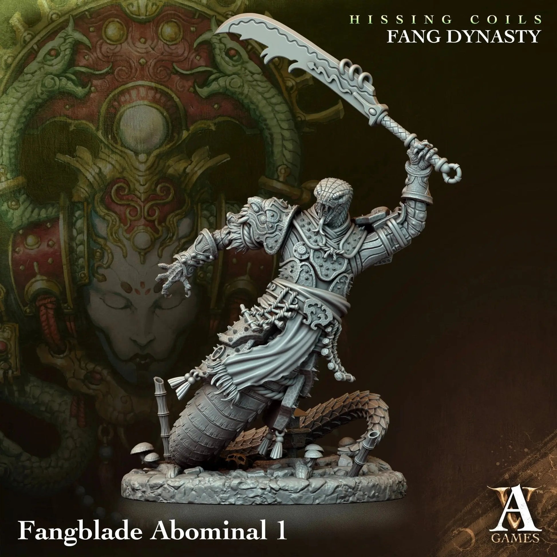 Hissing Coils - Fang Dynasty - STL Bundle - Archvillain Games