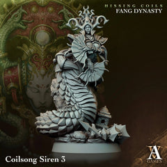 Hissing Coils - Fang Dynasty - STL Bundle - Archvillain Games