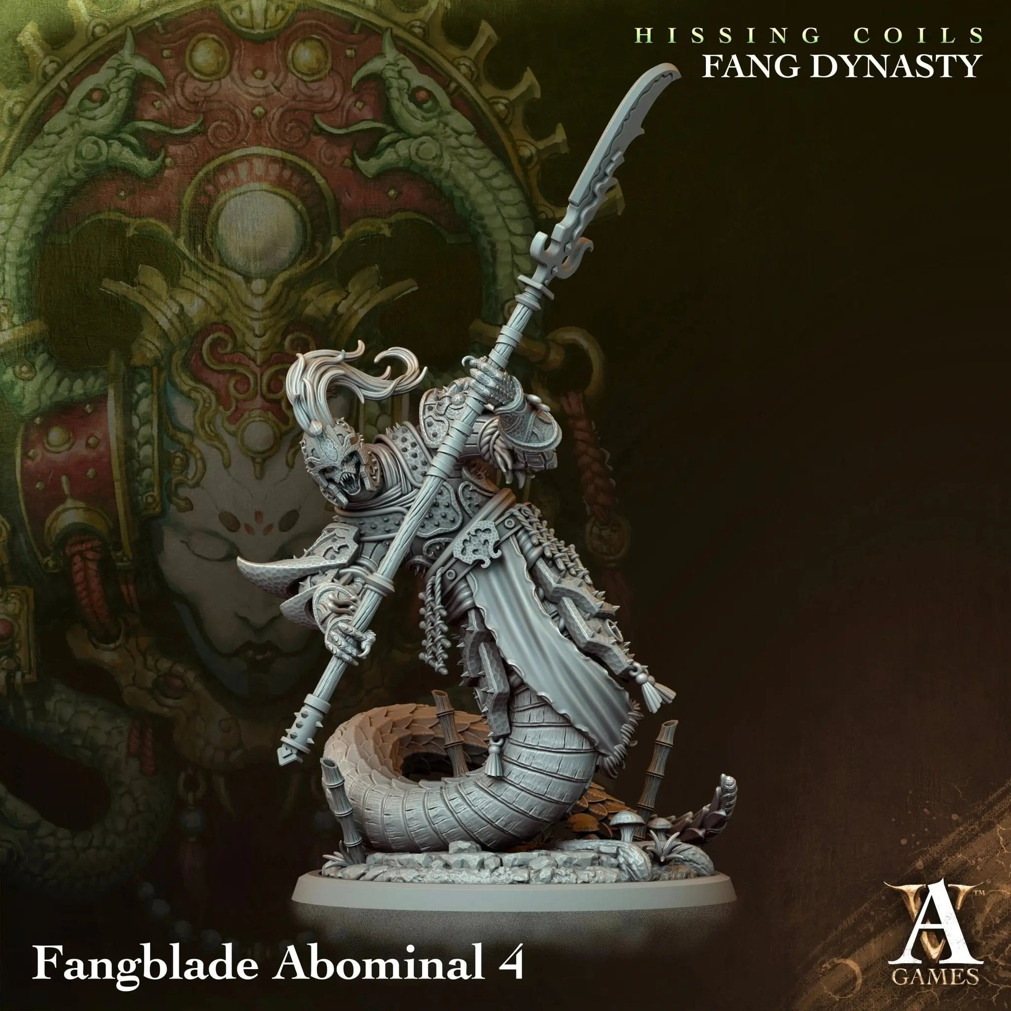 Hissing Coils - Fang Dynasty - STL Bundle - Archvillain Games