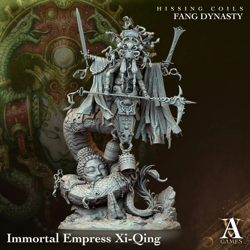 Hissing Coils - Fang Dynasty - STL Bundle - Archvillain Games