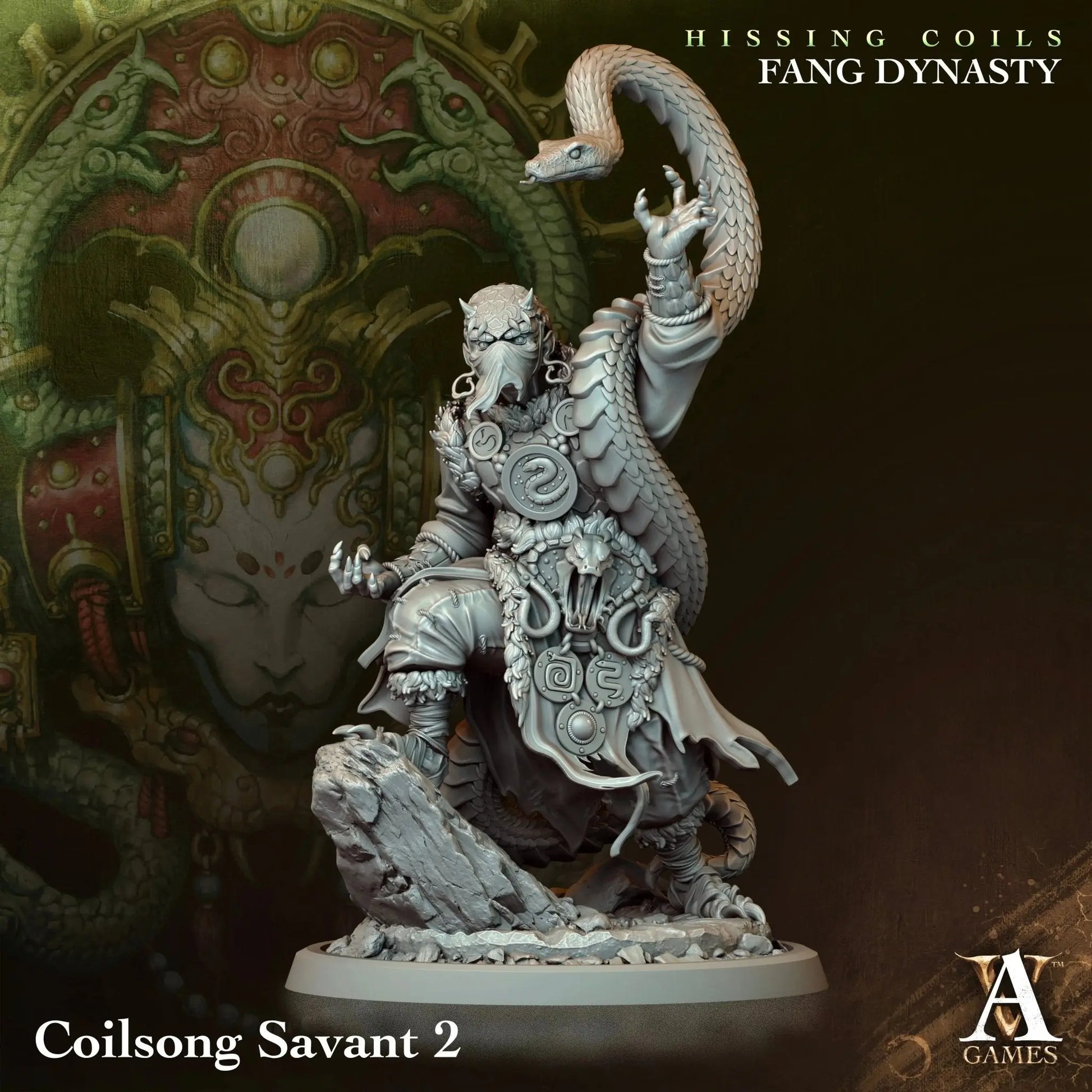 Hissing Coils - Fang Dynasty - STL Bundle - Archvillain Games