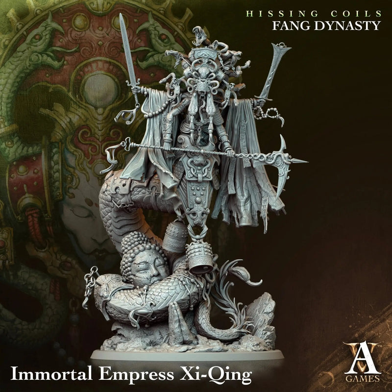Hissing Coils - Fang Dynasty - STL Bundle - Archvillain Games