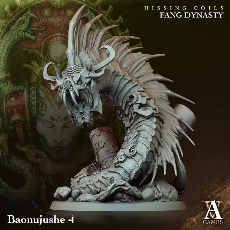 Hissing Coils - Fang Dynasty - STL Bundle - Archvillain Games