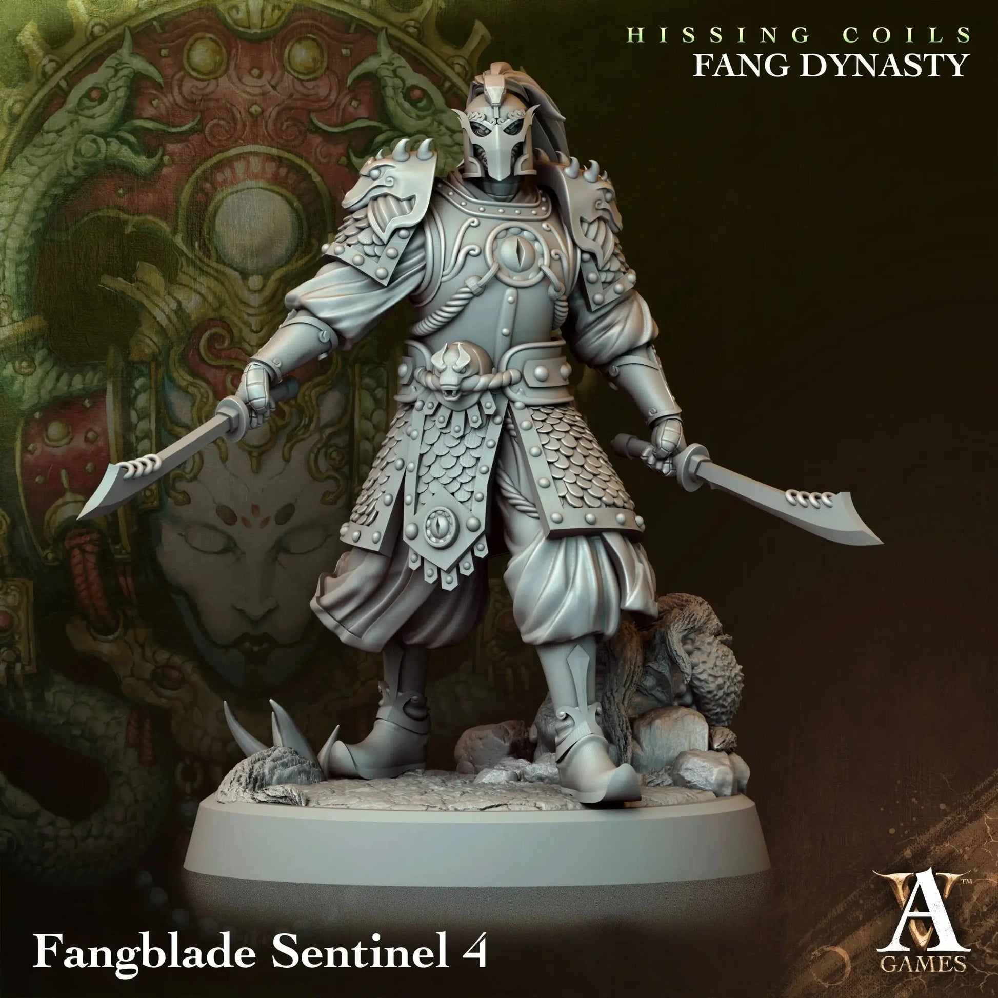 Hissing Coils - Fang Dynasty - STL Bundle - Archvillain Games