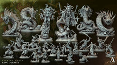 Hissing Coils - Fang Dynasty - STL Bundle - Archvillain Games