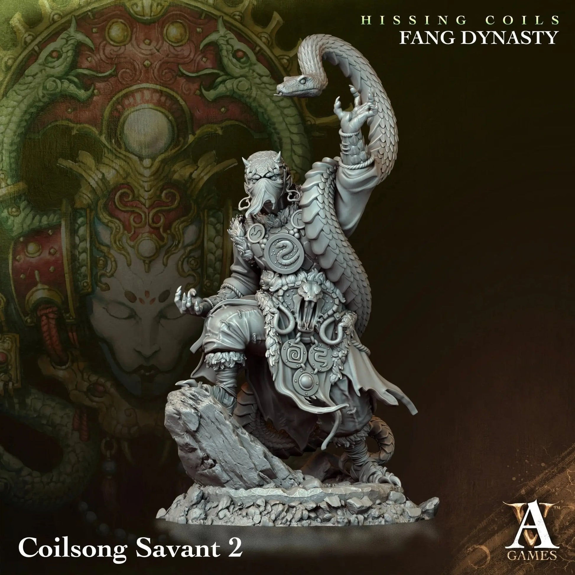 Hissing Coils - Fang Dynasty - STL Bundle - Archvillain Games
