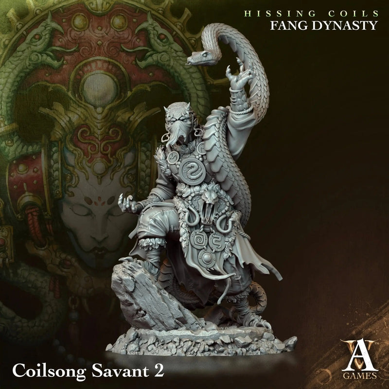 Hissing Coils - Fang Dynasty - STL Bundle - Archvillain Games