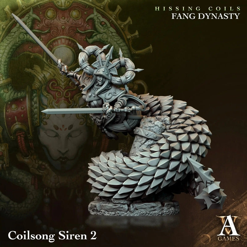 Hissing Coils - Fang Dynasty - STL Bundle - Archvillain Games