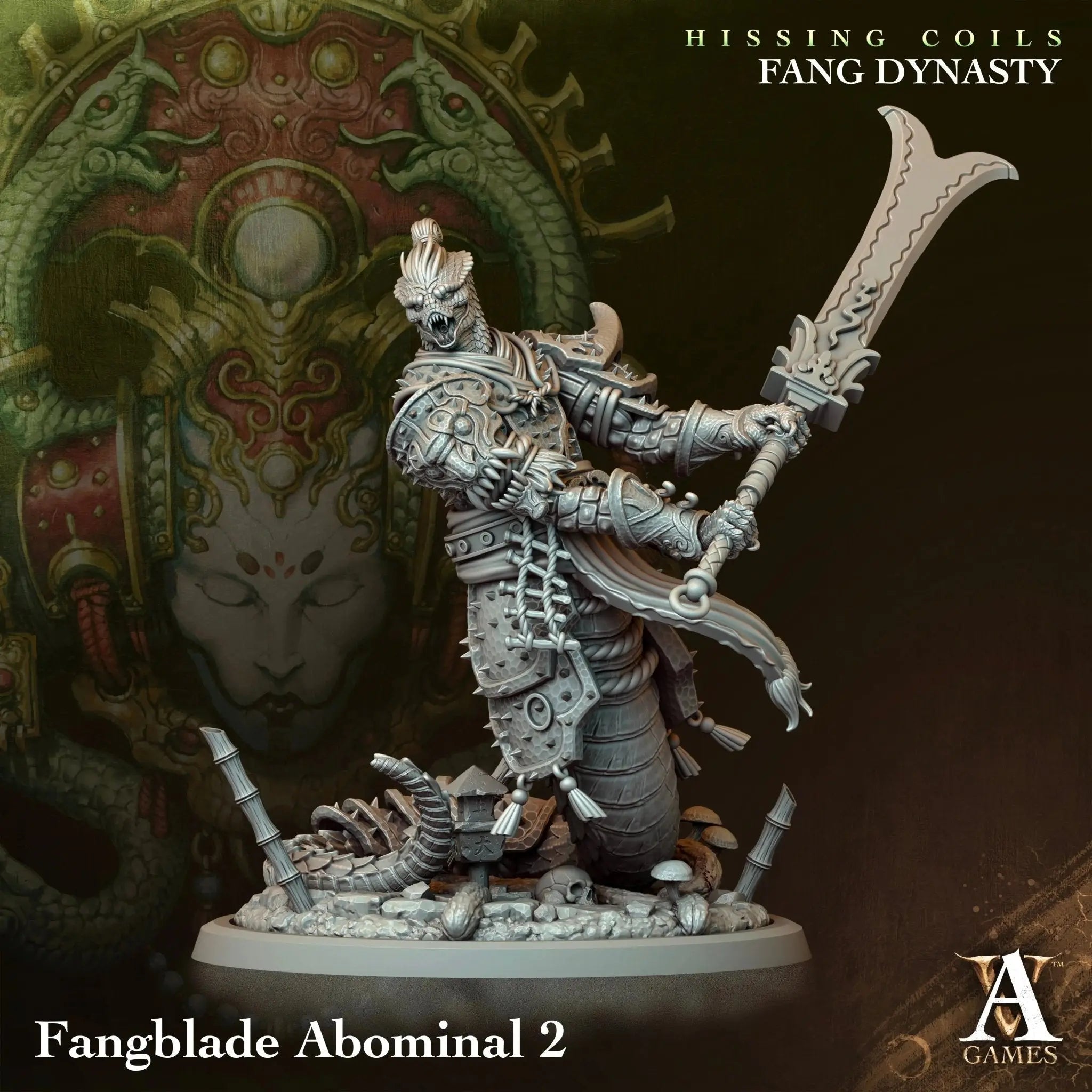 Hissing Coils - Fang Dynasty - STL Bundle - Archvillain Games