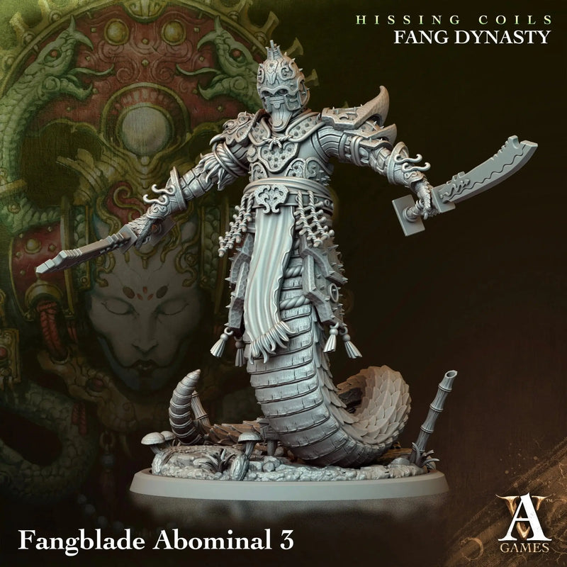 Hissing Coils - Fang Dynasty - STL Bundle - Archvillain Games