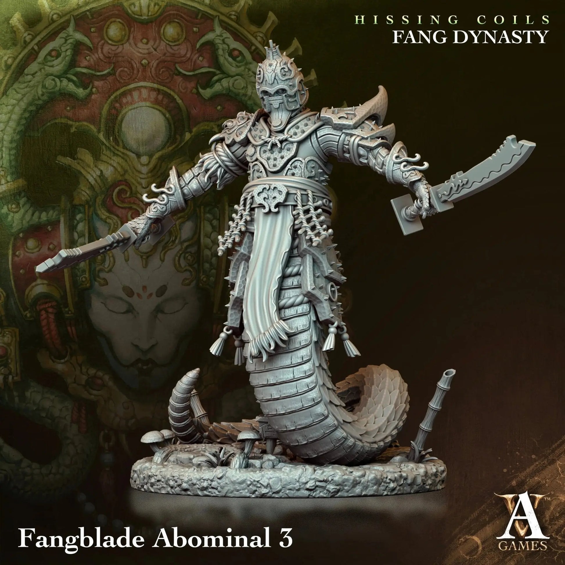 Hissing Coils - Fang Dynasty - STL Bundle - Archvillain Games