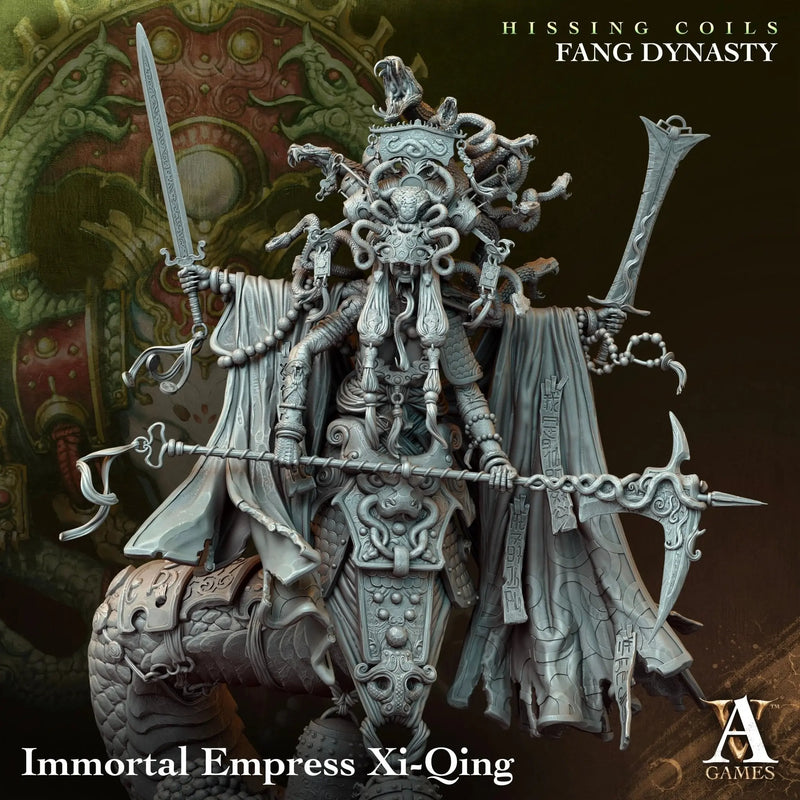 Hissing Coils - Fang Dynasty - STL Bundle - Archvillain Games