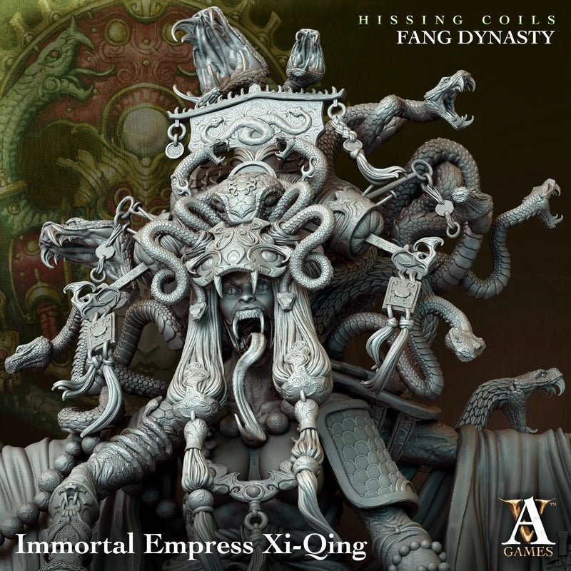 Hissing Coils - Fang Dynasty - STL Bundle - Archvillain Games