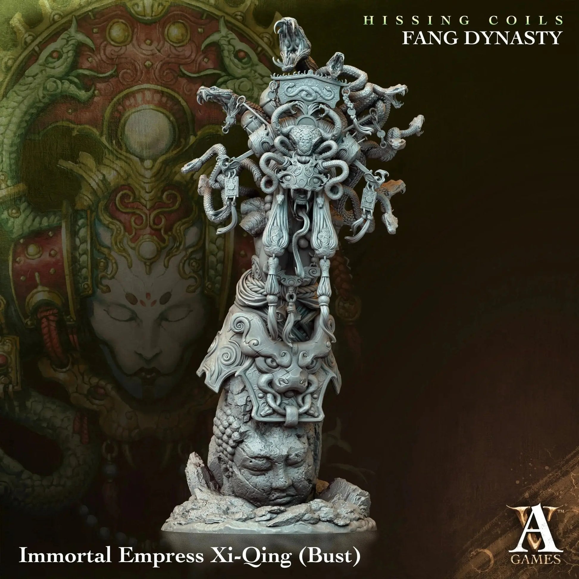 Hissing Coils - Fang Dynasty - STL Bundle - Archvillain Games