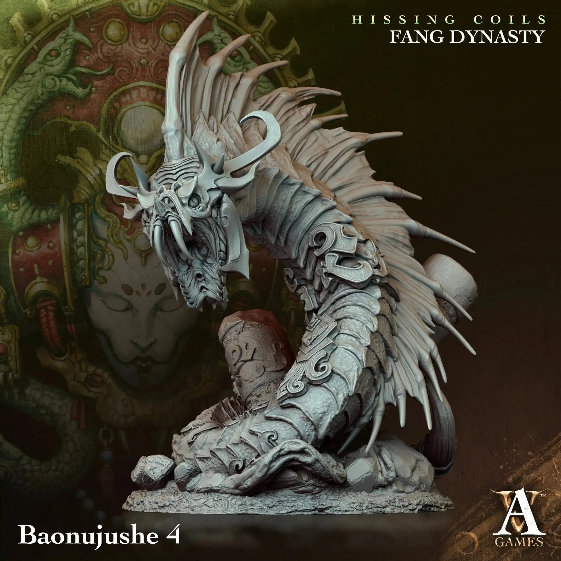 Hissing Coils - Fang Dynasty - STL Bundle - Archvillain Games