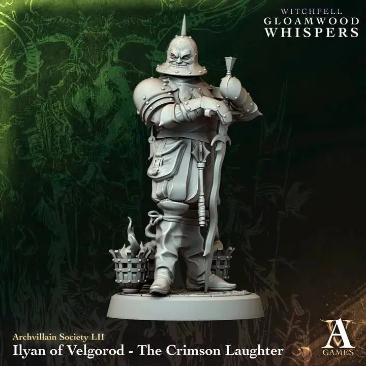 Ilyan of Velgorod - The Crimson Laughter - STL - Archvillain Games