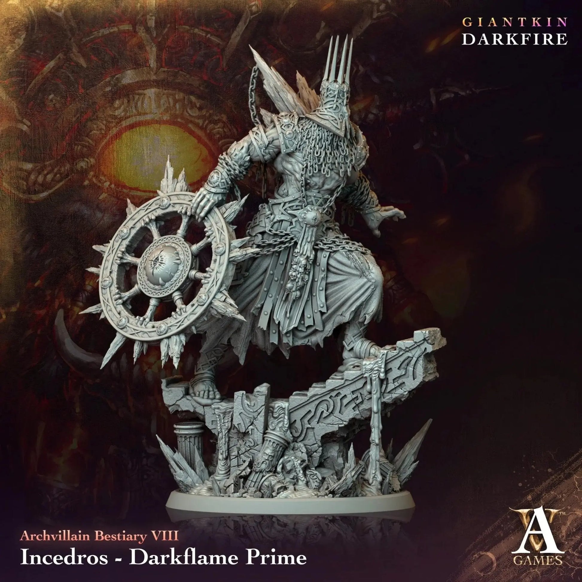Incedros - Darkflame Prime - STL - Archvillain Games