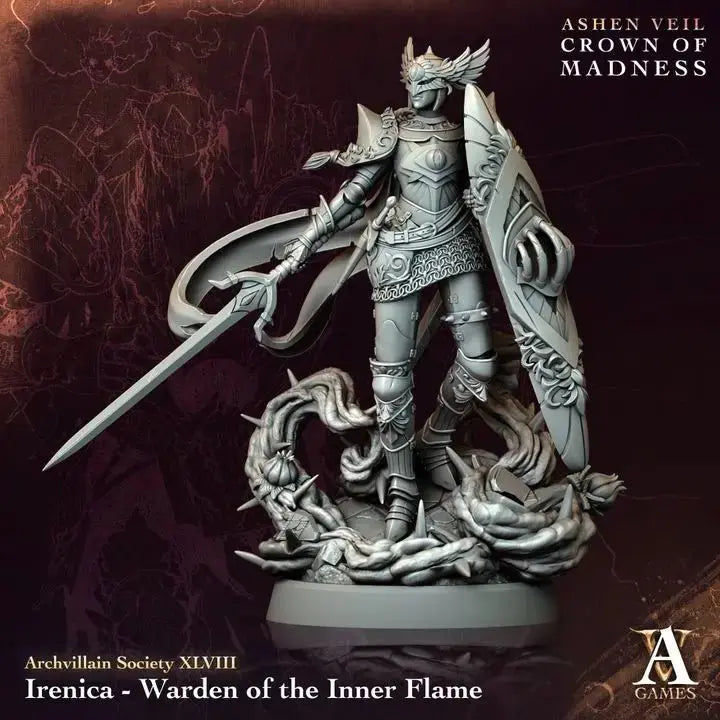 Irenica - Warden of the Inner Flame - STL - Archvillain Games