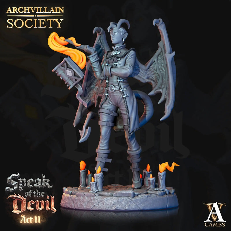 Jillian Redsoul - Spiritbinder - STL - Archvillain Games