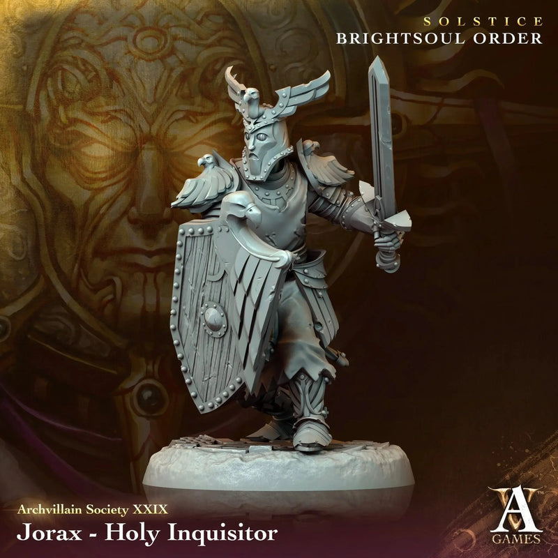 Jorax - Holy Inquisitor - STL - Archvillain Games