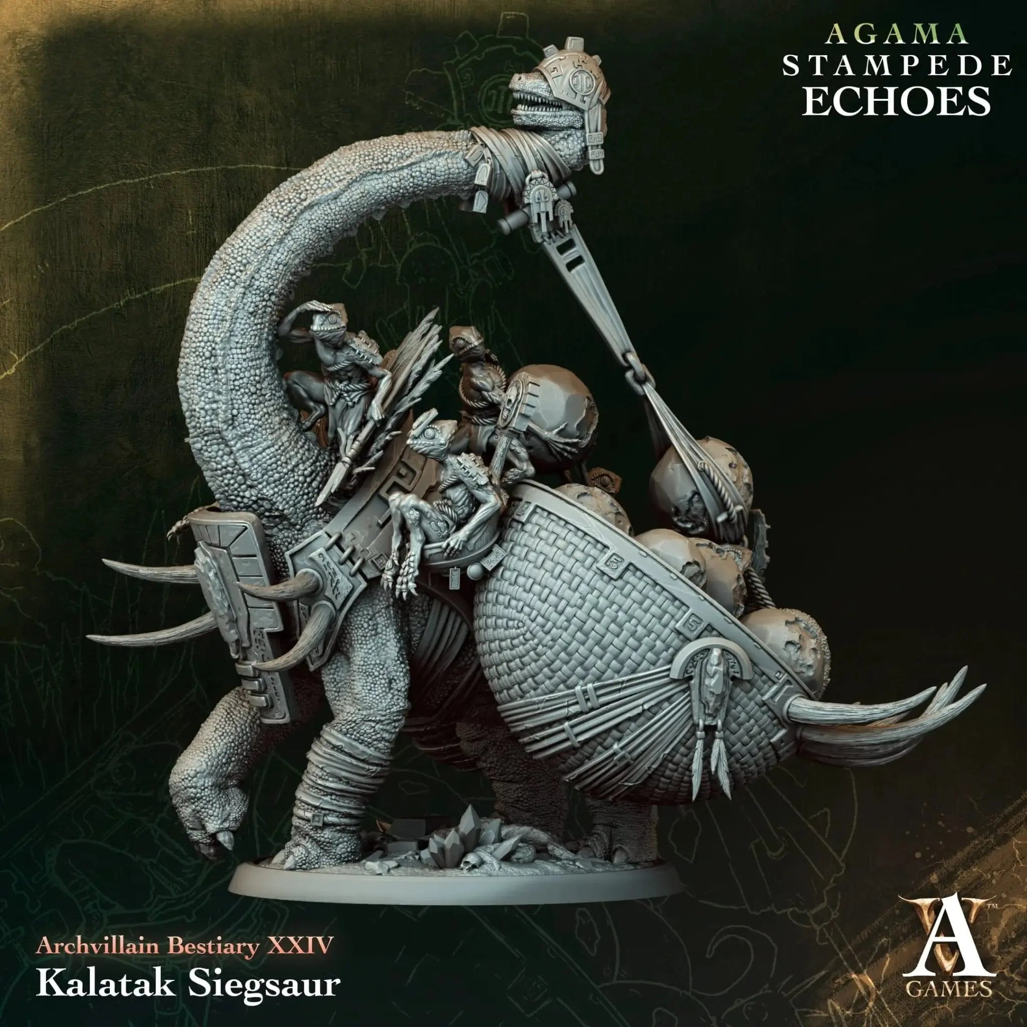 Kalatak Siegsaur - STL - Archvillain Games