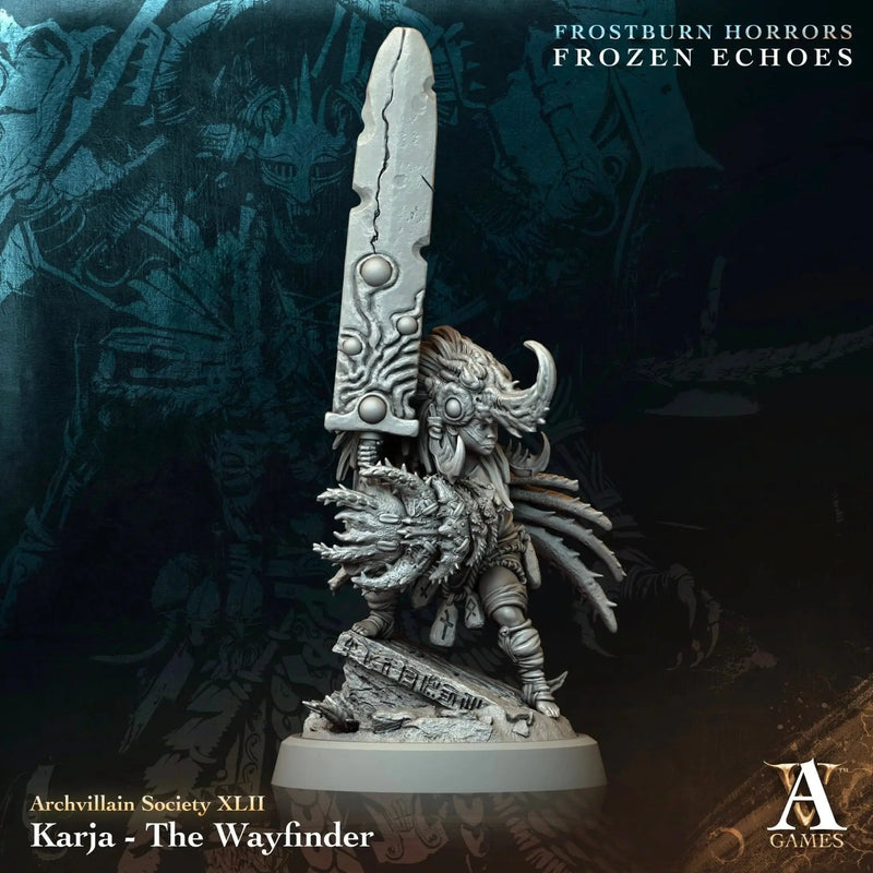 Karja - The Wayfinder - STL - Archvillain Games