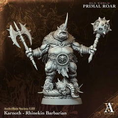 Karnoth - Rhinekin Barbarian - STL - Archvillain Games